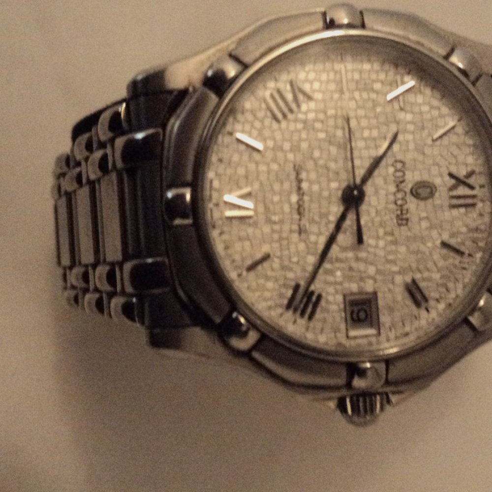CONCORD SARATOGA WATCH  STAINLESS STEEL